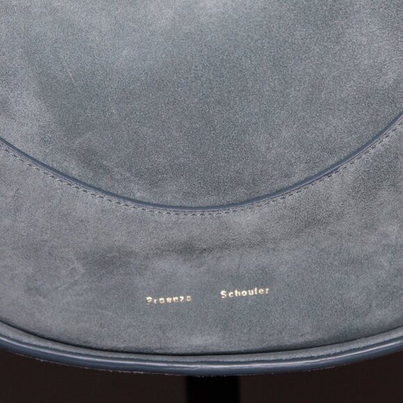 NEW Proenza Schouler Suede Leather Shoulder Bag with Pouch - Picture 3 of 15